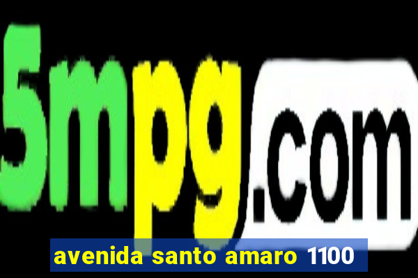 avenida santo amaro 1100