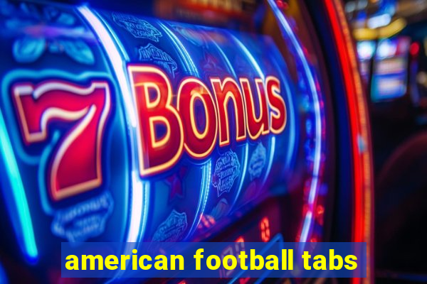 american football tabs