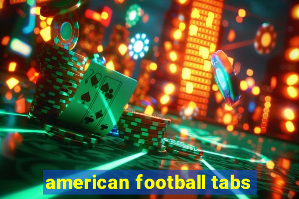 american football tabs