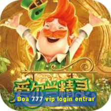 Boa 777 vip login entrar