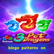 bingo patterns on slot machines