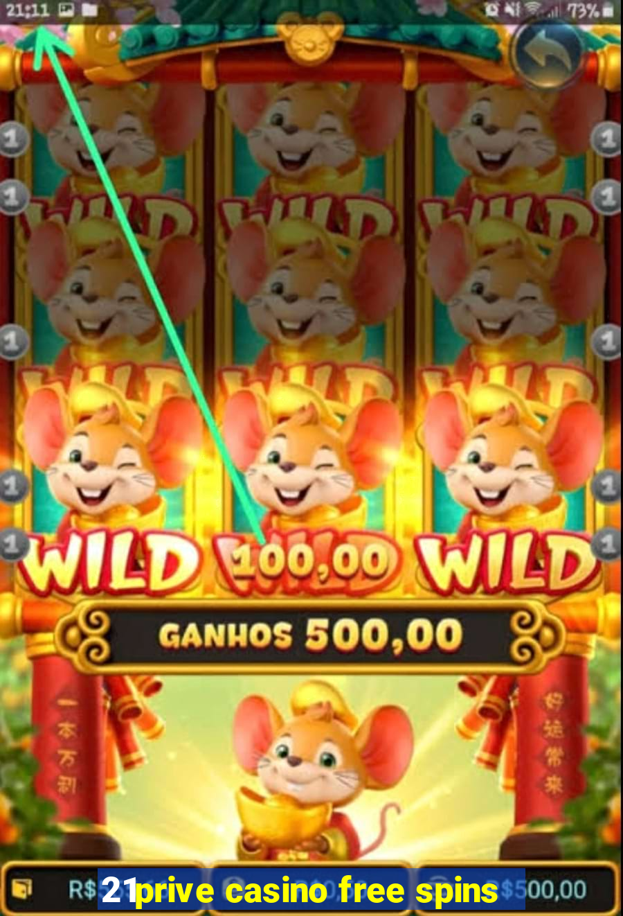 21prive casino free spins