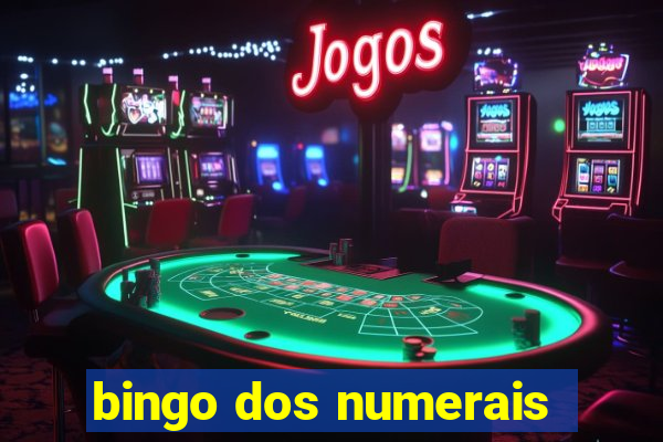 bingo dos numerais