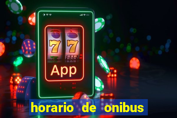 horario de onibus santos dumont x juiz de fora