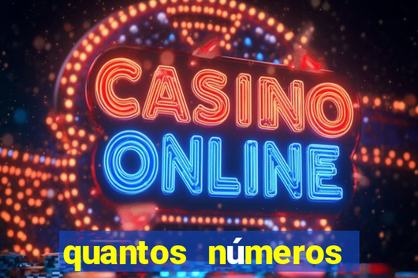 quantos números tem numa cartela de bingo