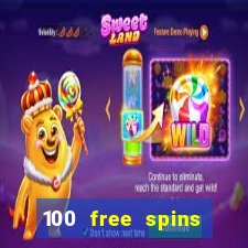 100 free spins online casino