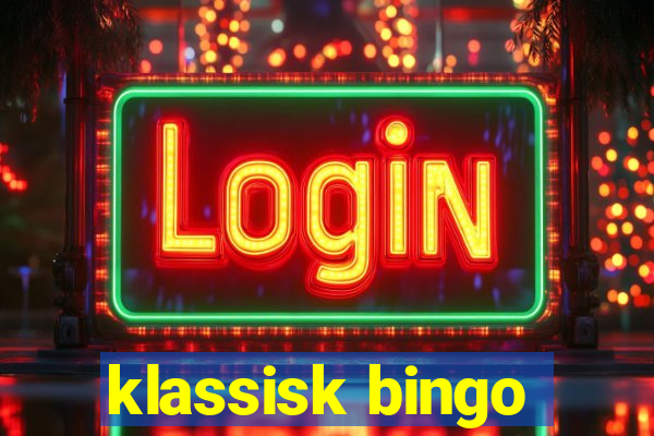 klassisk bingo