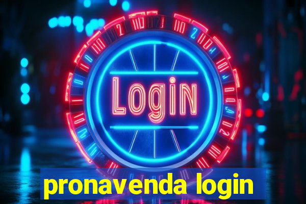 pronavenda login