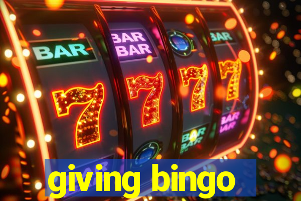 giving bingo