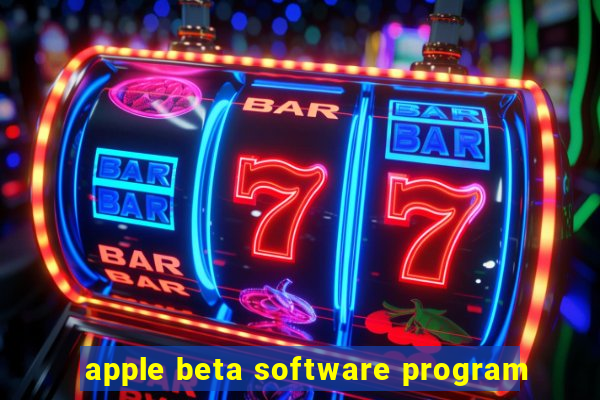 apple beta software program