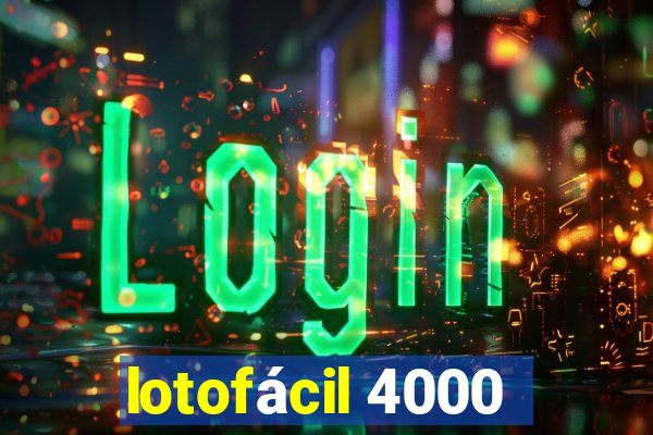 lotofácil 4000