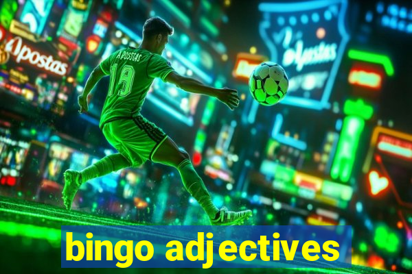 bingo adjectives