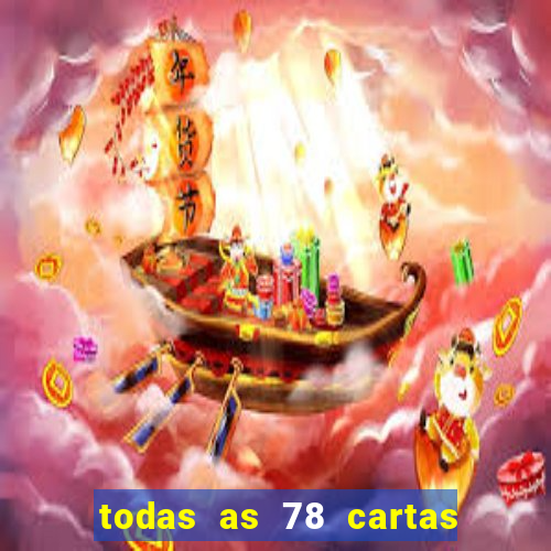 todas as 78 cartas do tarot