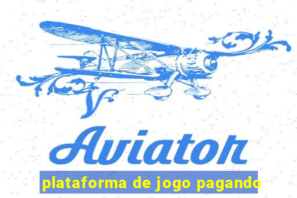 plataforma de jogo pagando