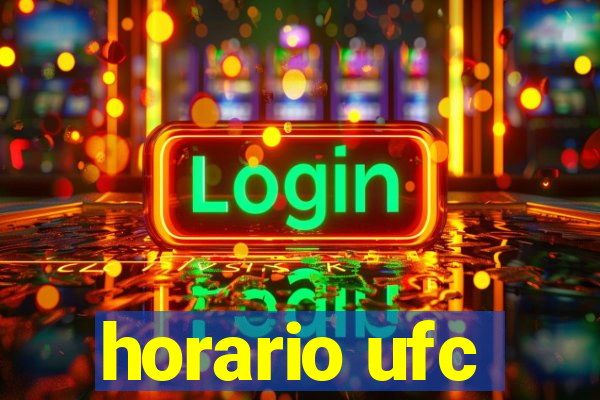 horario ufc