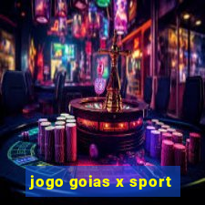 jogo goias x sport