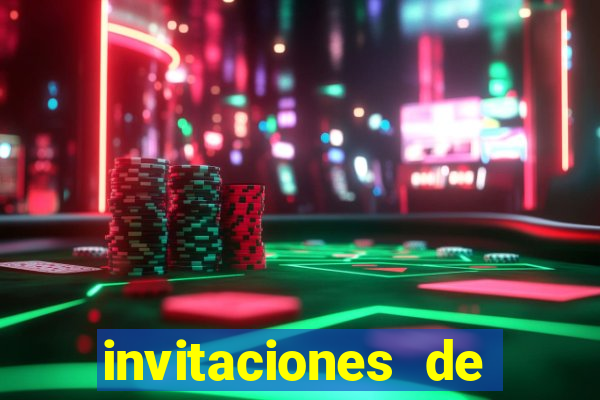 invitaciones de bingo para editar