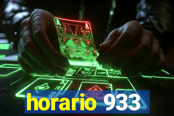 horario 933