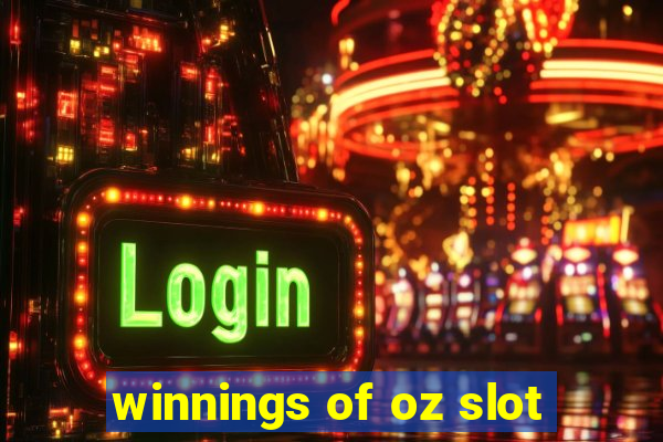 winnings of oz slot