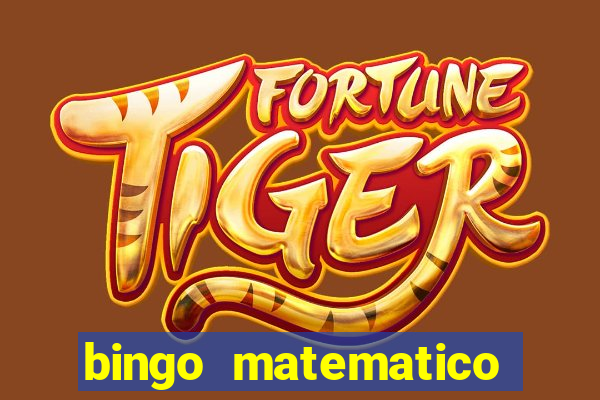 bingo matematico para ensino medio