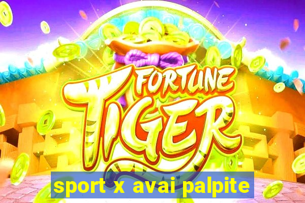 sport x avai palpite