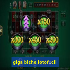 giga bicho lotof谩cil