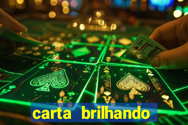 carta brilhando fortune tiger