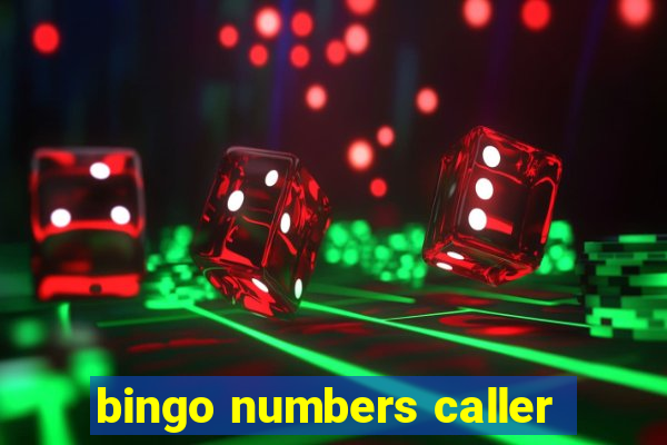 bingo numbers caller