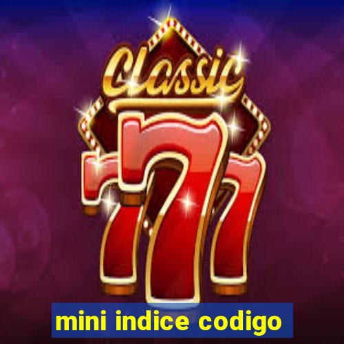 mini indice codigo