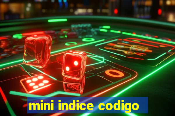 mini indice codigo