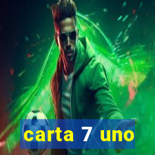 carta 7 uno