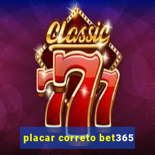 placar correto bet365