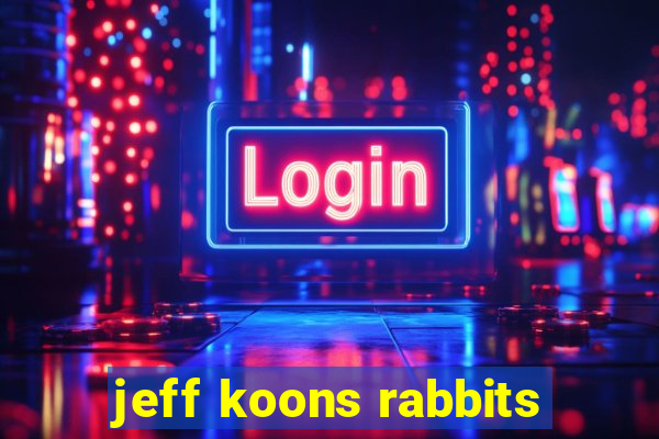 jeff koons rabbits