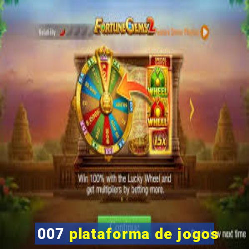 007 plataforma de jogos