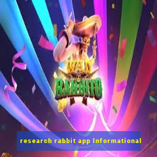 research rabbit app Informational