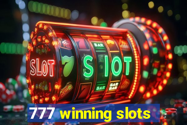 777 winning slots