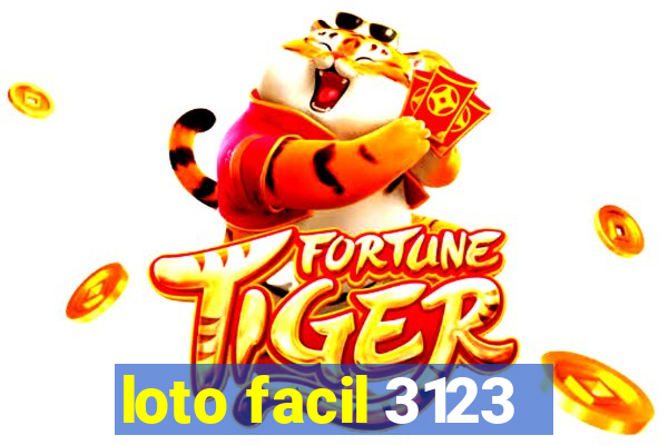 loto facil 3123