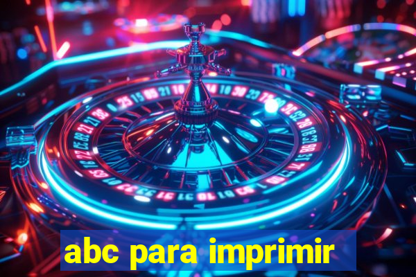 abc para imprimir