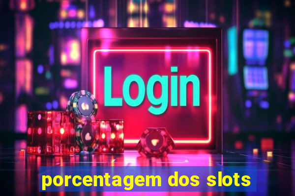 porcentagem dos slots