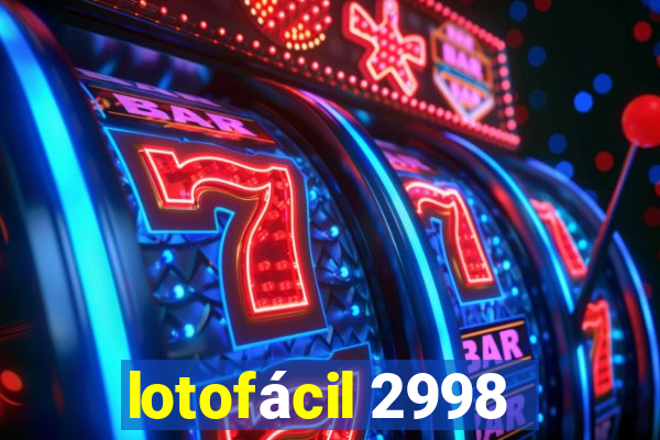 lotofácil 2998