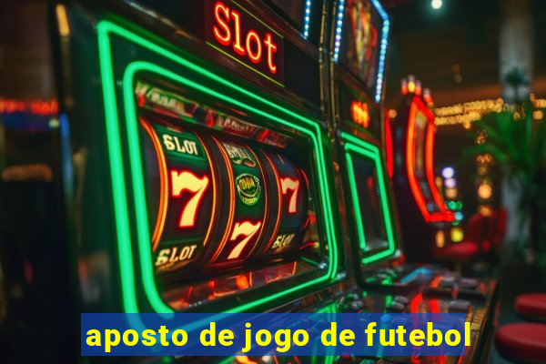 aposto de jogo de futebol