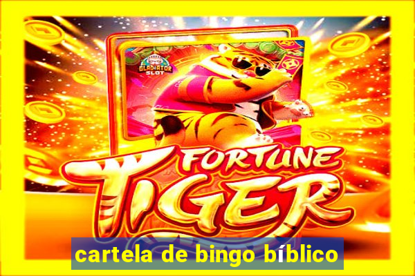 cartela de bingo bíblico