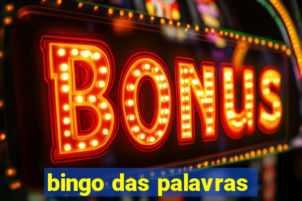 bingo das palavras