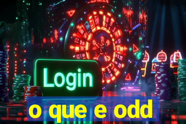 o que e odd