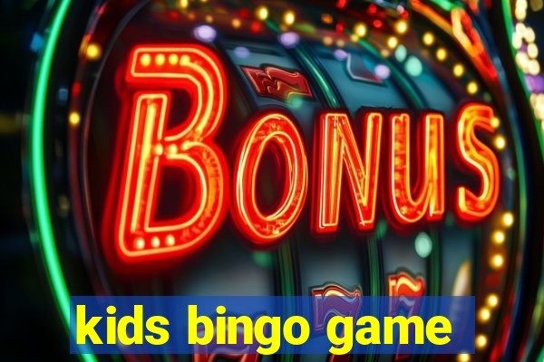 kids bingo game