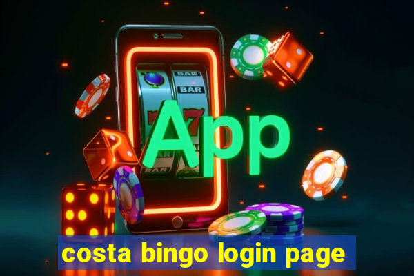 costa bingo login page