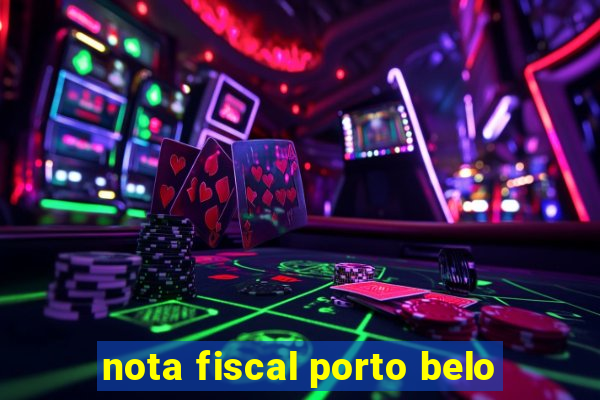 nota fiscal porto belo