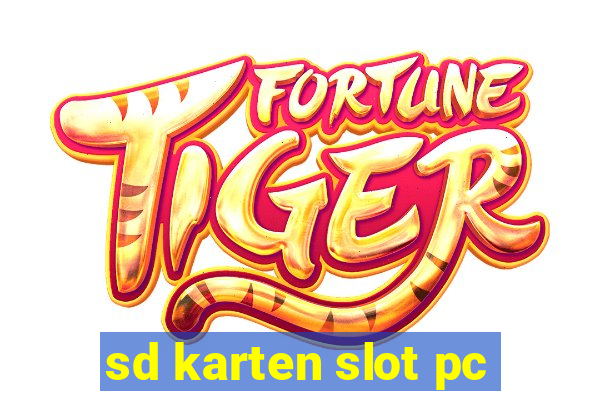 sd karten slot pc