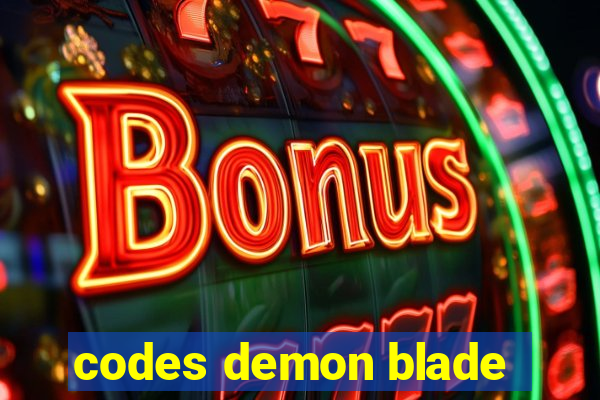 codes demon blade