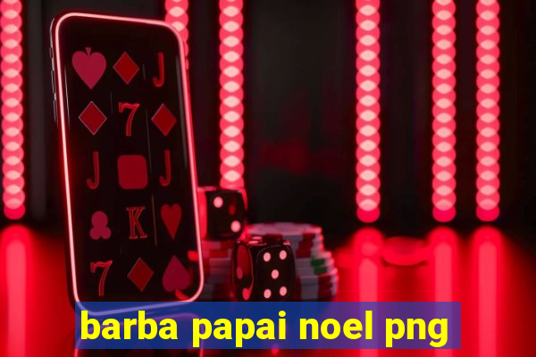 barba papai noel png